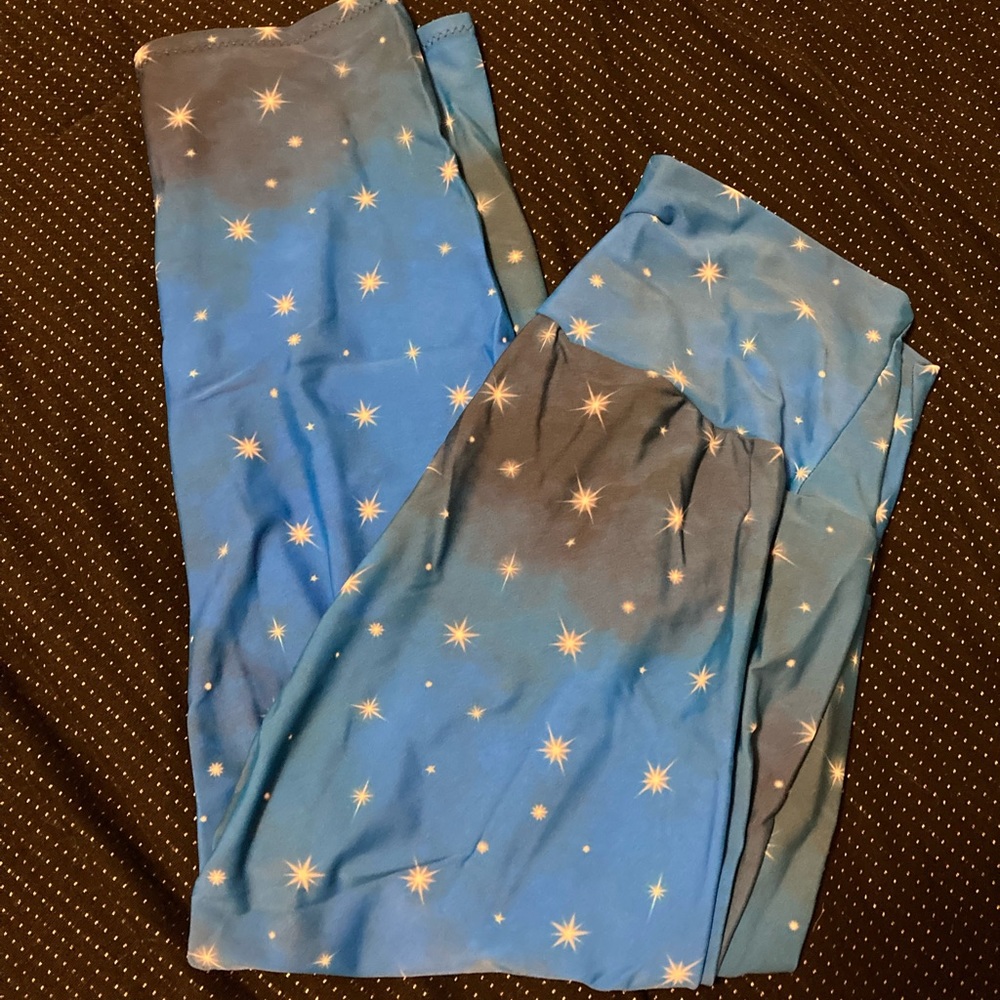 Starry night leggings, small business made